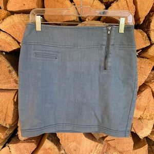 Women’s Medium Light Wash Stretch Jean Mini Skirt Y2K Coquette Lagenlook 80s 90s